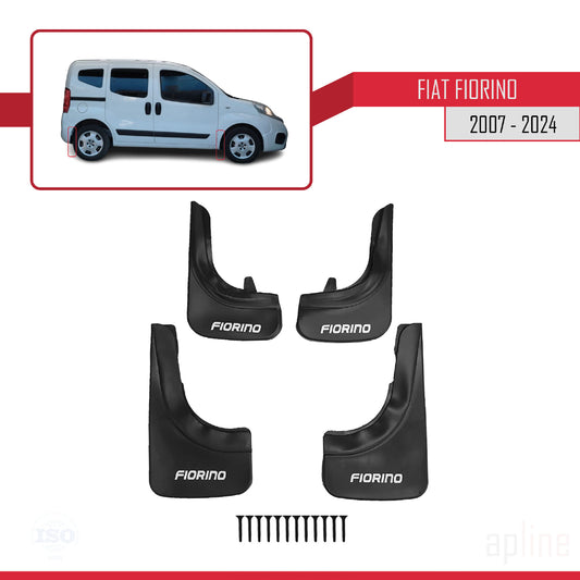 Kompatibel mit Fiat Fiorino 3 2008-2024 Auto Kotflügel Vorne Hinten Satz 4 Stück Schwarz