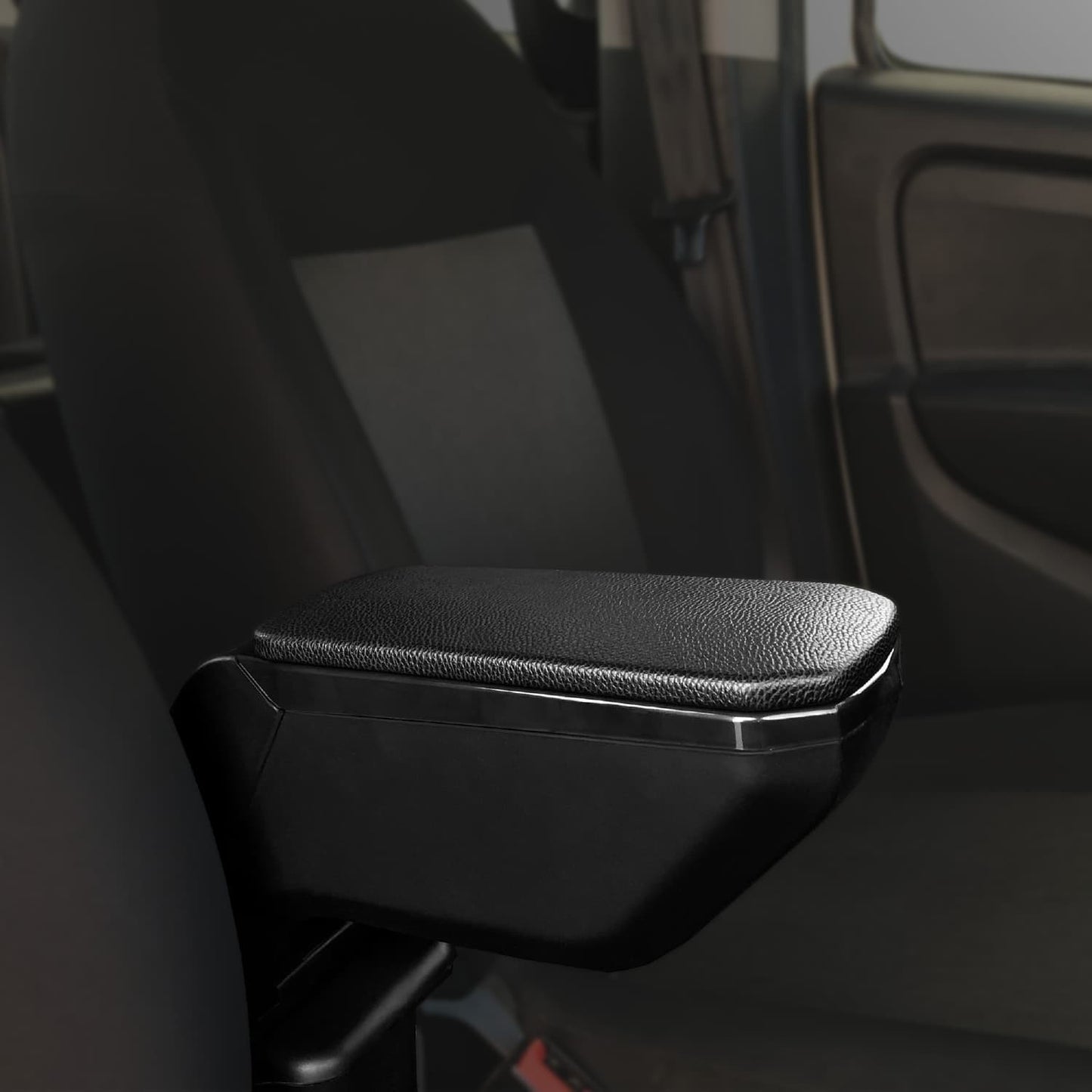 Armsteun compatibel met Renault Clio 4 2013-2020 Auto Middenconsole Kunstleer Zwart