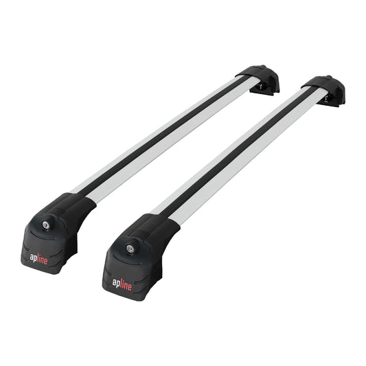 Kompatibel mit Jeep Grand Cherokee 4 (WK2) 2011-2020 ACE-2 Relingträger Dachträger Auto Gepäckträger Grau Aluminium 2 Stangen