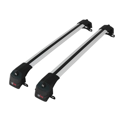 Compatible with Cadillac XT5 2017-2024 ACE-2 Car Roof Rack Cross Bar Grey Aluminium 2 Bars