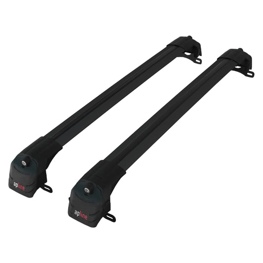 Compatible avec GMC Yukon 2015-2020 ACE-2 Barres de Toit Railing Porte-Bagages de Voiture Noir Aluminium 2 Barres