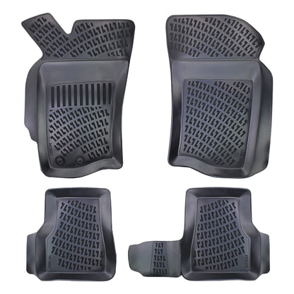 Compatible avec Fiat Palio (178) 1996-2010 4D Tapis de Voiture Noir
