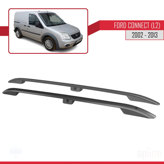 Compatibile con Ford Transit/Tourneo Connect 2002-2013 (Passo Lungo L2/H1) Barre sul Tetto Portapacchi sul Tetto Nero