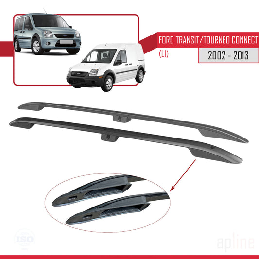 Compatibile con Ford Transit/Tourneo Connect 2002-2013 (Passo Corto L1/H1) Barre sul Tetto Portapacchi sul Tetto Nero