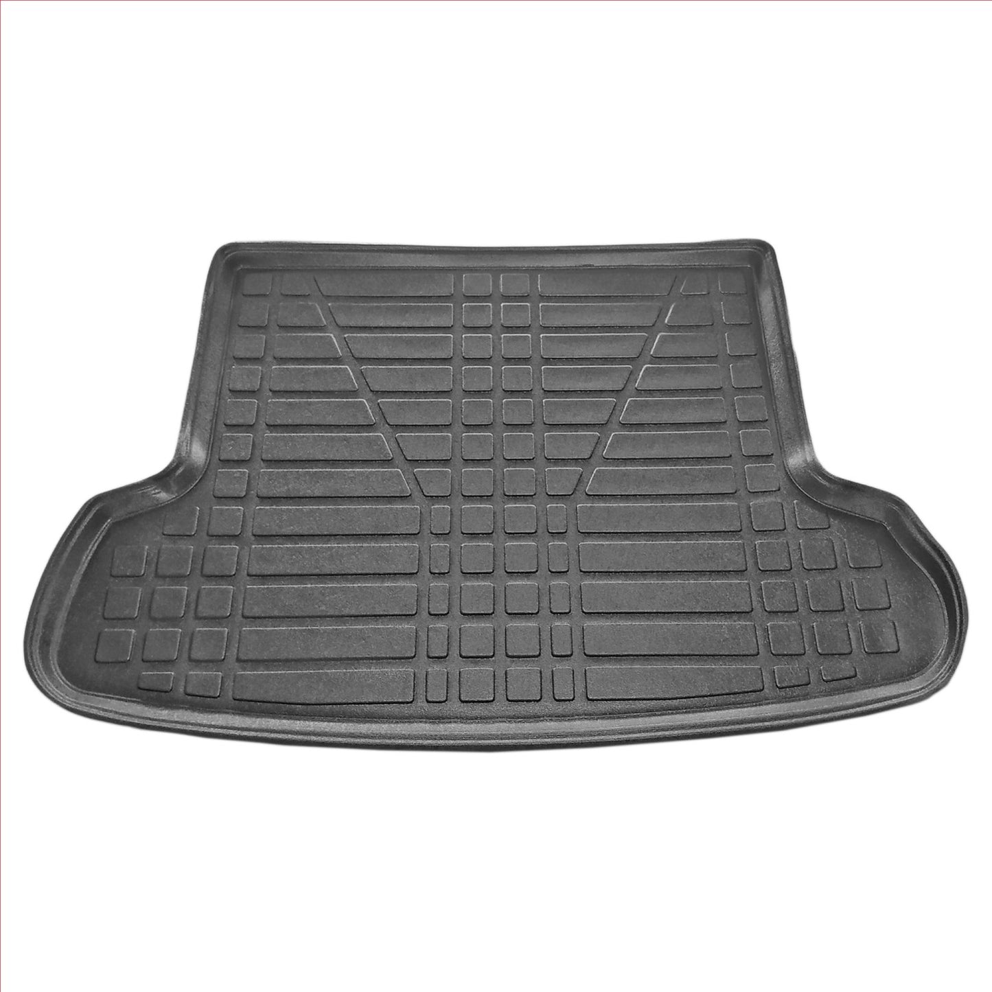 Flexibele Kofferbakmat Compatible met Kia Rio 2 (JB) Sedan 2005-2011 Achter Bagageruimte Zwart