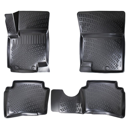Compatible con Hyundai ix20 (JC) 2011-2019 4D Alfombrillas de Goma Negro