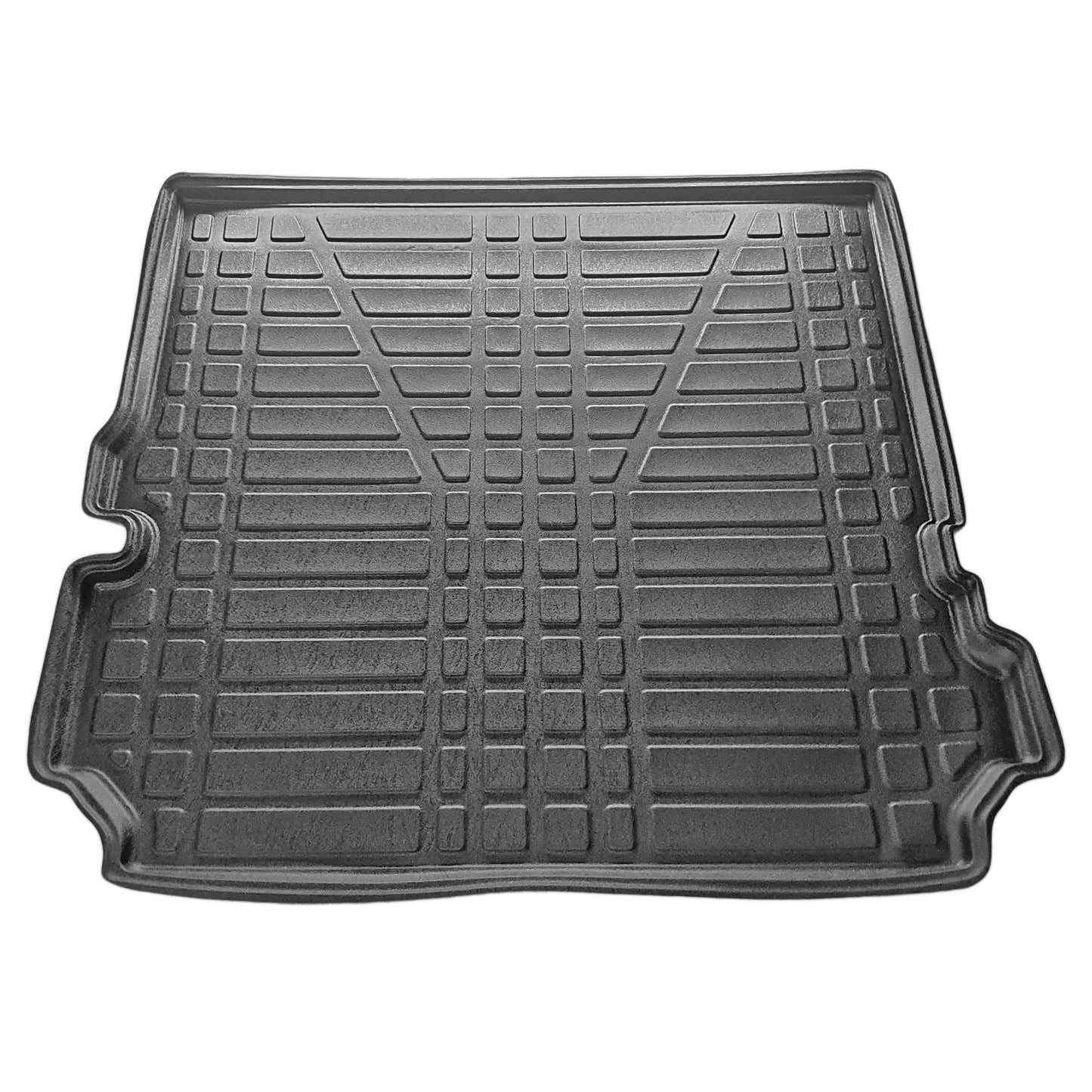 Compatible con Land Rover Discovery 3/4 2005-2016 Flexible Tronco Alfombra De Carga Piso de Carga Bandeja Maletero Trasero Negro