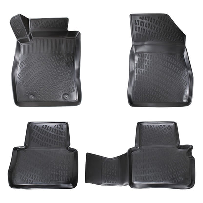 Compatible avec Nissan Juke 2010-2019 4D Tapis en Caoutchouc NOIR