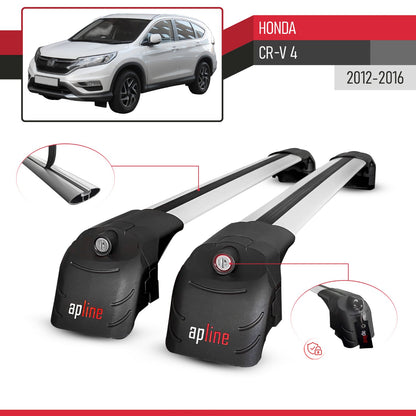 Compatibile con Honda CR-V 4 2012-2016 ACE-2 Barre Tetto Portapacchi Auto Barre Portatutto Grigo Alluminio 2 Barre