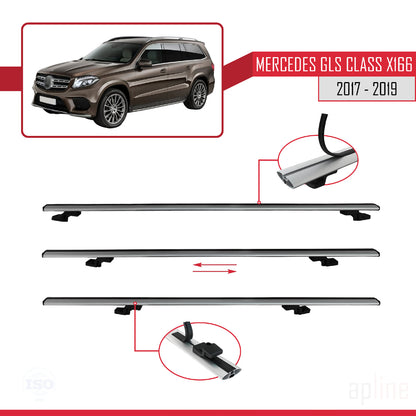 Compatible avec VW Golf Alltrack Mk7 2017-2019 BASIC Model Barres de Toit Railing Porte-Bagages de Voiture Gris Aluminium 3 Barres
