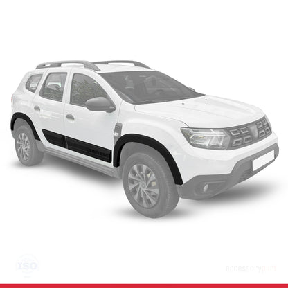 Compatibel met Dacia Duster 2018-2024 Wielkast Spatbord en Bodyguard Zijbescherming carrosseriebescherming ZWART