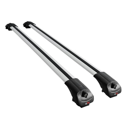 Compatible avec Kia Sportage 2 (JE) 2004-2009 ACE-1 Barres de Toit Railing Porte-Bagages de Voiture Gris Aluminium 2 Barres