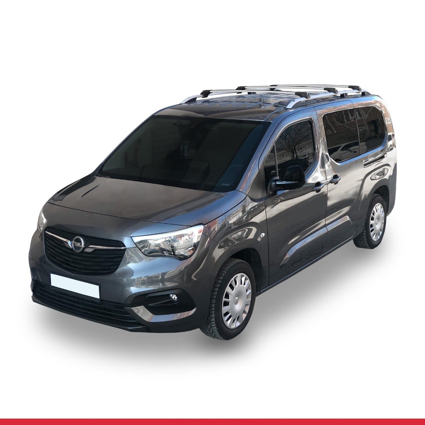 Compatibile con Opel Combo E 2019-2022 ACE-1 Barre Tetto Portapacchi Auto Barre Portatutto Grigo Alluminio 3 Barre