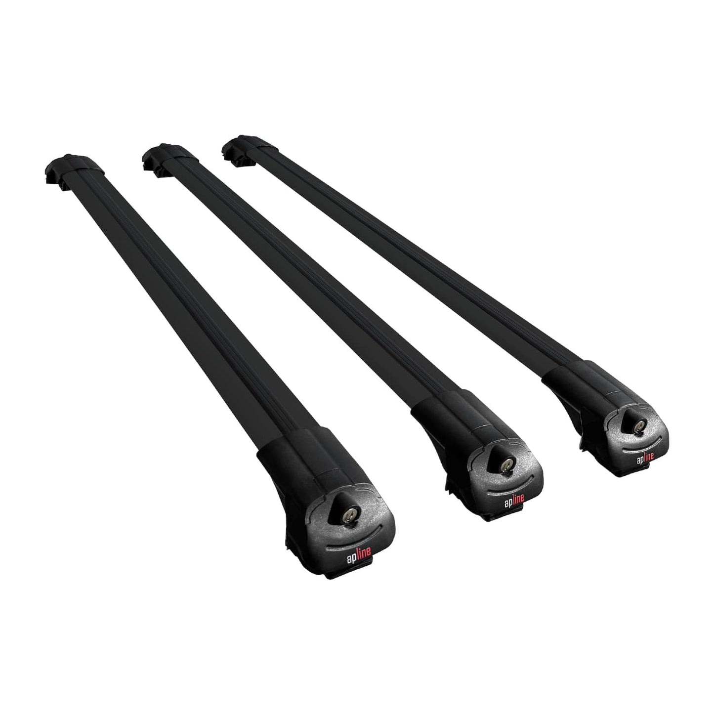 Kompatibel mit Citroen C3 Picasso 2009-2017 ACE-1 Relingträger Dachträger Auto Gepäckträger Schwarz Aluminium 3 Stangen