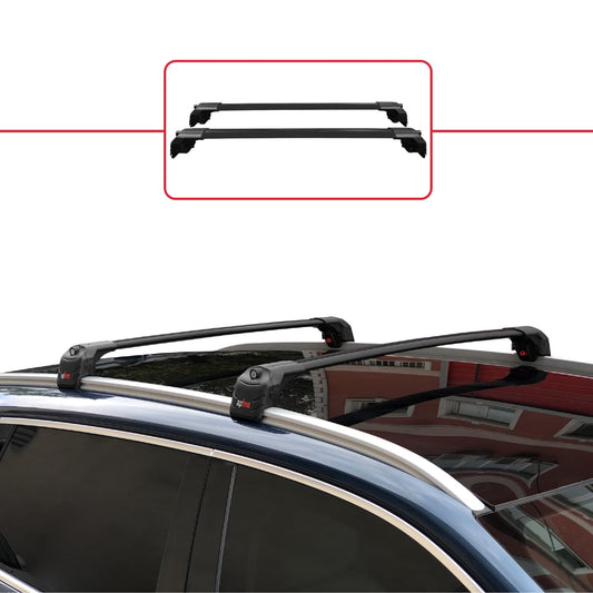 ACE-2 Dakdrager bagagedrager compatibel met Togg T10X 2023-2025 Spoorstaven Zwart Aluminium 2 Staven