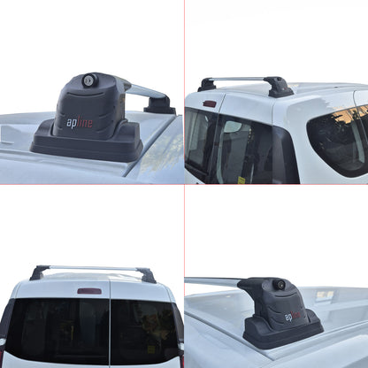 Compatible avec Renault Express 2021-2025 ACE-3 Barres de Toit Railing Porte-Bagages de Voiture Gris Aluminium 2 Barres