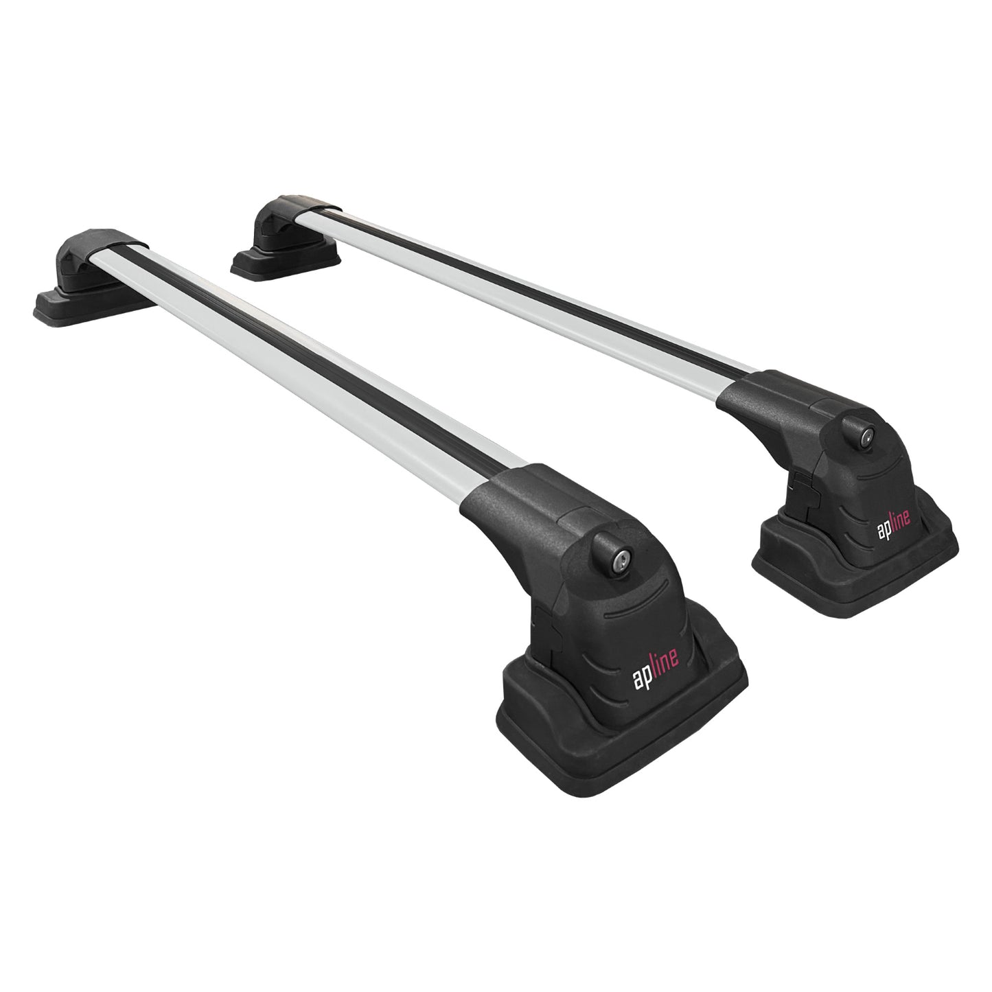 Kompatibel mit BMW 3er Serie (E90) 2006-2011 ACE-3 Relingträger Dachträger Auto Gepäckträger Grau Aluminium 2 Stangen