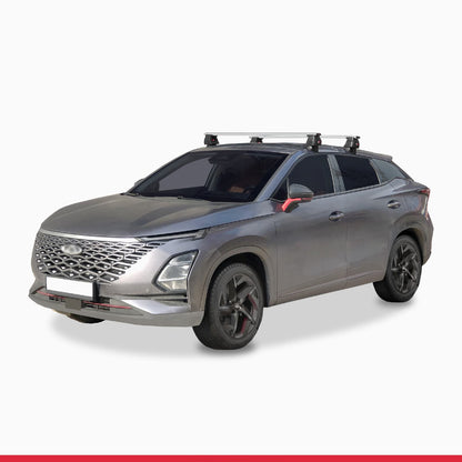 Compatible avec Chery Omoda 5 2023-2025 ACE-4 Barres de Toit Railing Porte-Bagages de Voiture Gris Aluminium 2 Barres