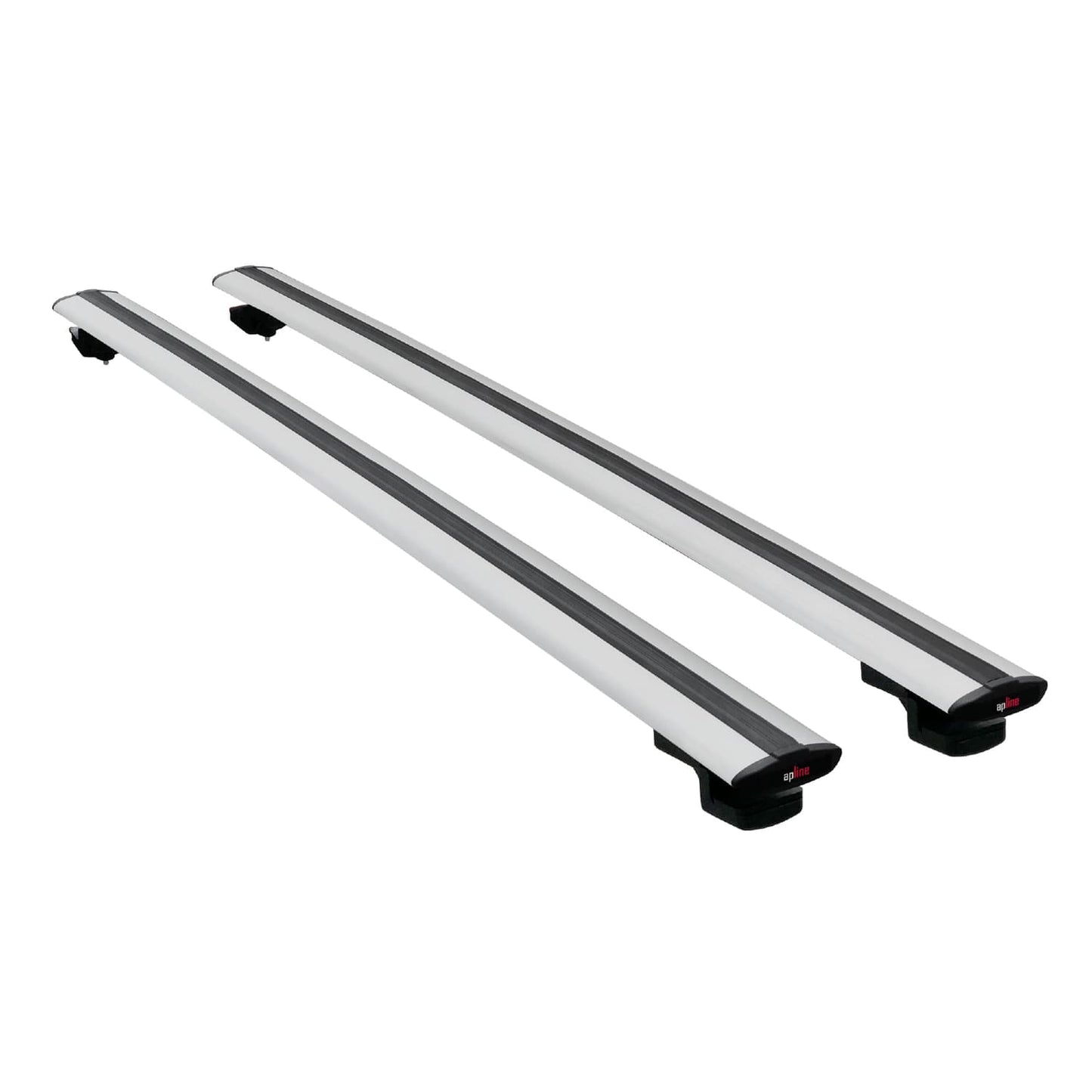Compatible avec Mercedes Vito (W638) 1996-2003 BASIC Model Barres de Toit Railing Porte-Bagages de Voiture Gris Aluminium 2 Barres