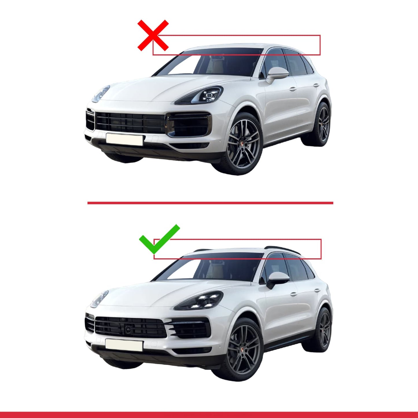Compatible avec Porsche Cayenne 3 (9YA) 2018-2026 ACE-2 modèle Barres de Toit Railing Porte-Bagages de Voiture Gris Aluminium Barres