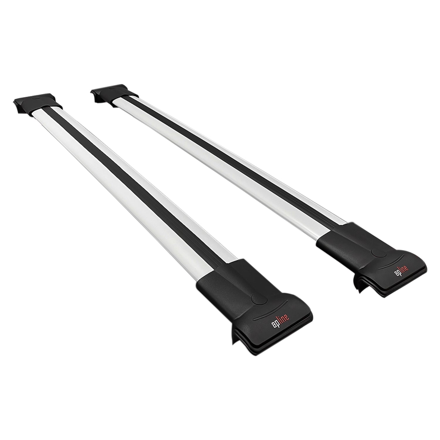 Compatible avec Subaru Crosstrek 2024-2025 FLY Model Barres de Toit Railing Porte-Bagages de Voiture Gris Aluminium 2 Barres