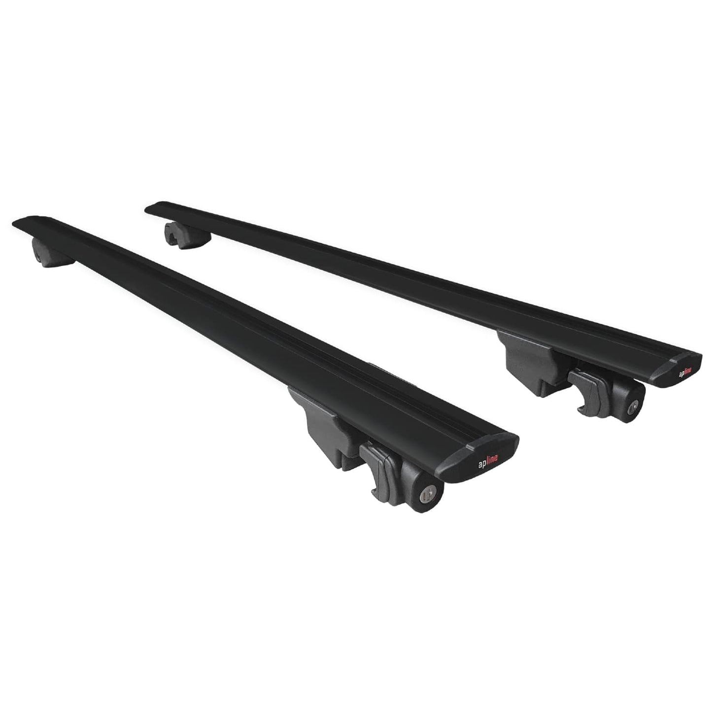 Compatible avec Mercedes Classe GLA (X156) 2014-2019 HOOK Model Barres de Toit Railing Porte-Bagages de Voiture Noir Aluminium 2 Barres