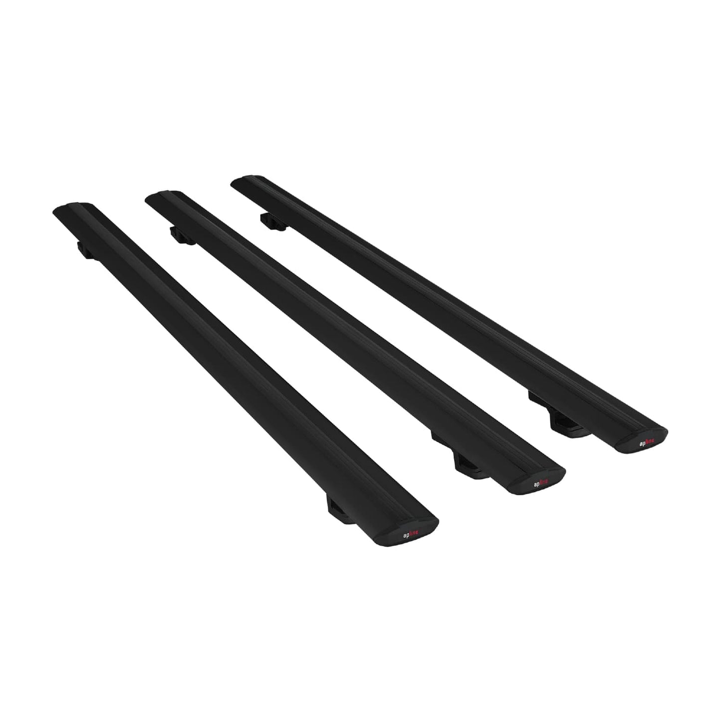 Compatible avec Mercedes Vito (W638) 1996-2003 BASIC Model Barres de Toit Railing Porte-Bagages de Voiture Noir Aluminium 3 Barres